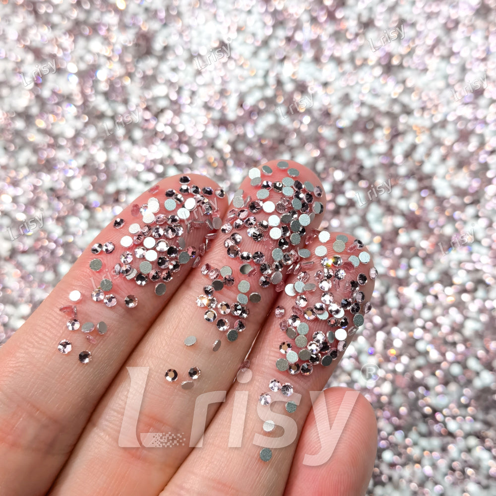 1.9-2.1mm Light Pink Flat back Rhinestones FBRS024