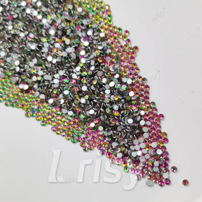 Rhinestones Bulk, Flatback Round Jelly Rhinestones Non Hotfix Crystal Gems  Large Quantity Wholesale for DIY Crafts Clothes Tumblers Face Makeup  Manicure - colorful 