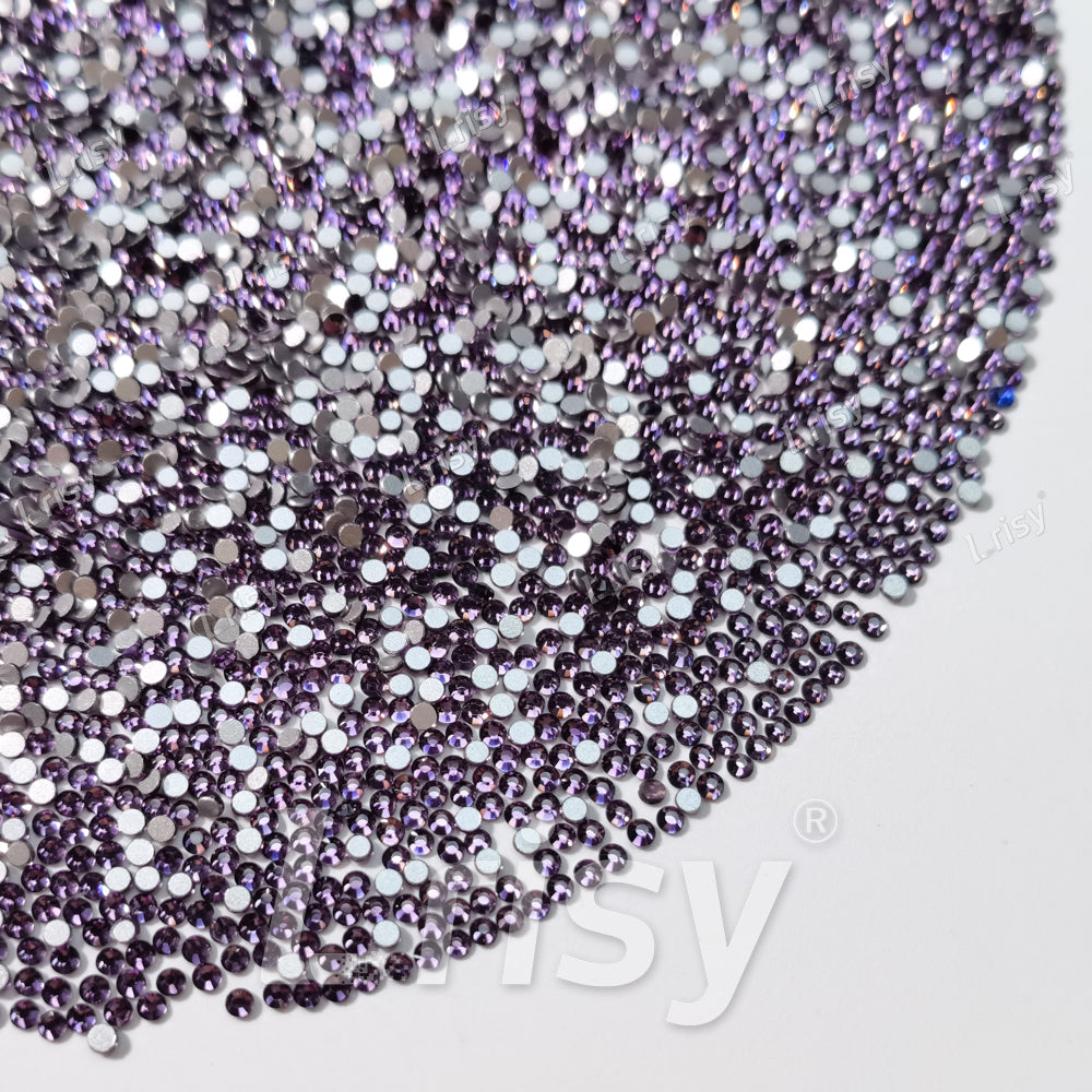 1.9-2.1mm Lotus Purple Flat Back Rhinestones FBRS019