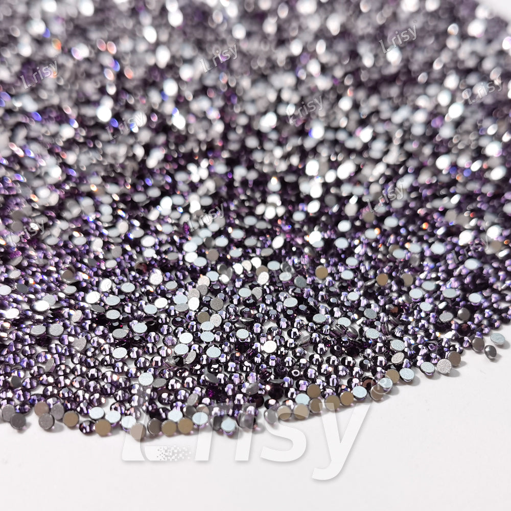 1.9-2.1mm Lotus Purple Flat Back Rhinestones FBRS019