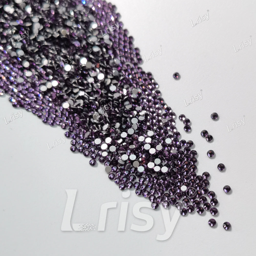 1.9-2.1mm Lotus Purple Flat Back Rhinestones FBRS019