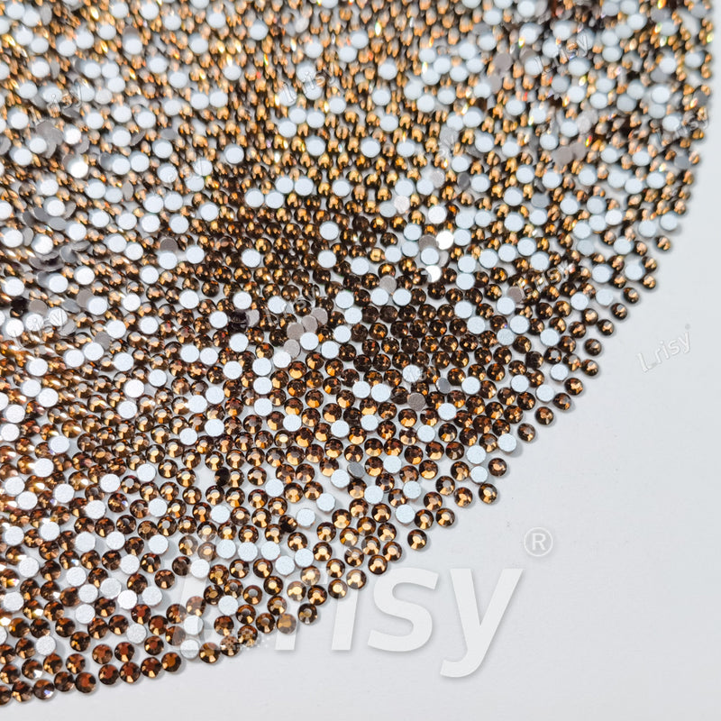 1.9-2.1mm Smoked Topaz Flat Back Rhinestones FBRS014