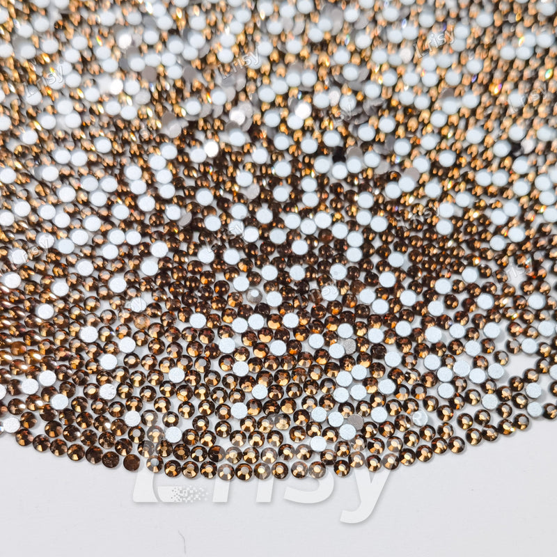 1.9-2.1mm Smoked Topaz Flat Back Rhinestones FBRS014