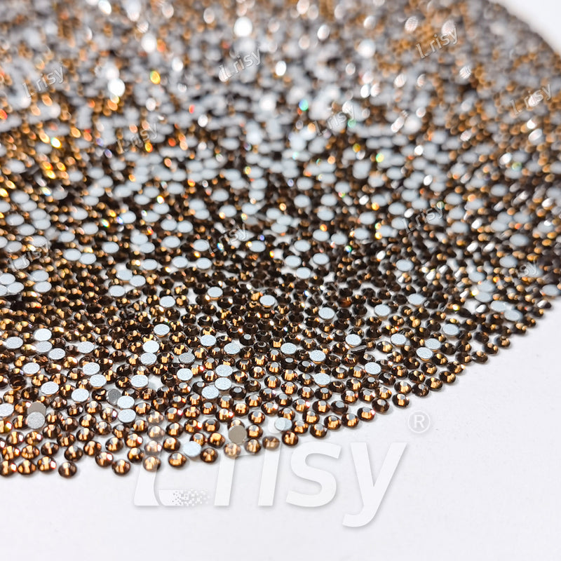 1.9-2.1mm Smoked Topaz Flat Back Rhinestones FBRS014