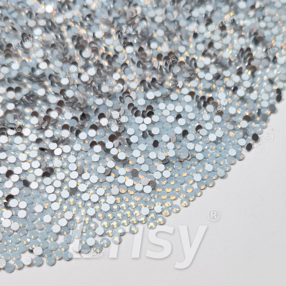 1.9-2.1mm Snow Opal Flat Back Rhinestones FBRS026