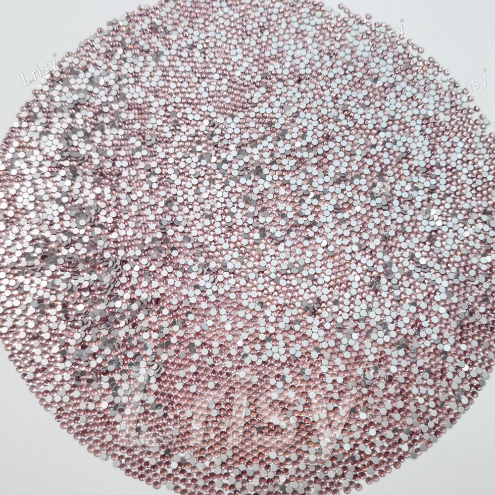 1.9-2.1mm Light Purple Flat Back Rhinestones FBRS010