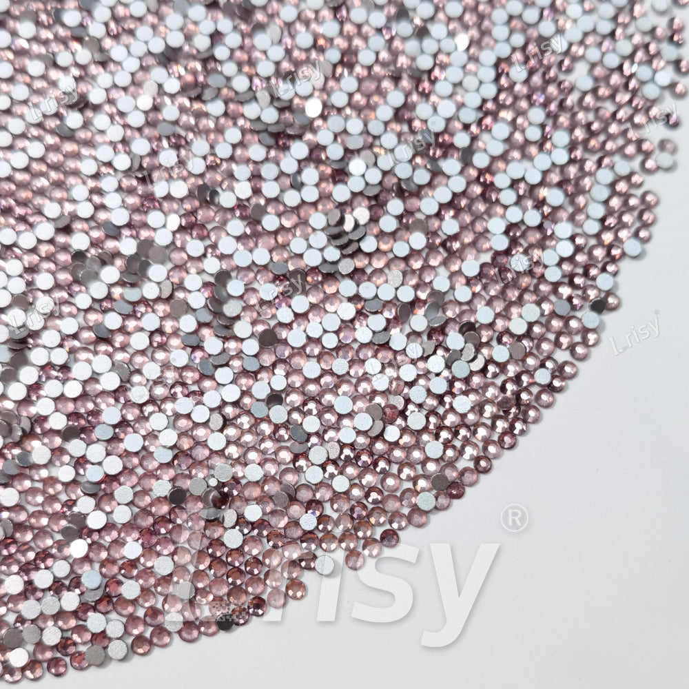 1.9-2.1mm Light Purple Flat Back Rhinestones FBRS010