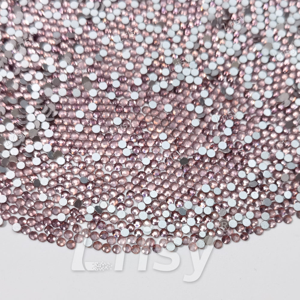 1.9-2.1mm Light Purple Flat Back Rhinestones FBRS010