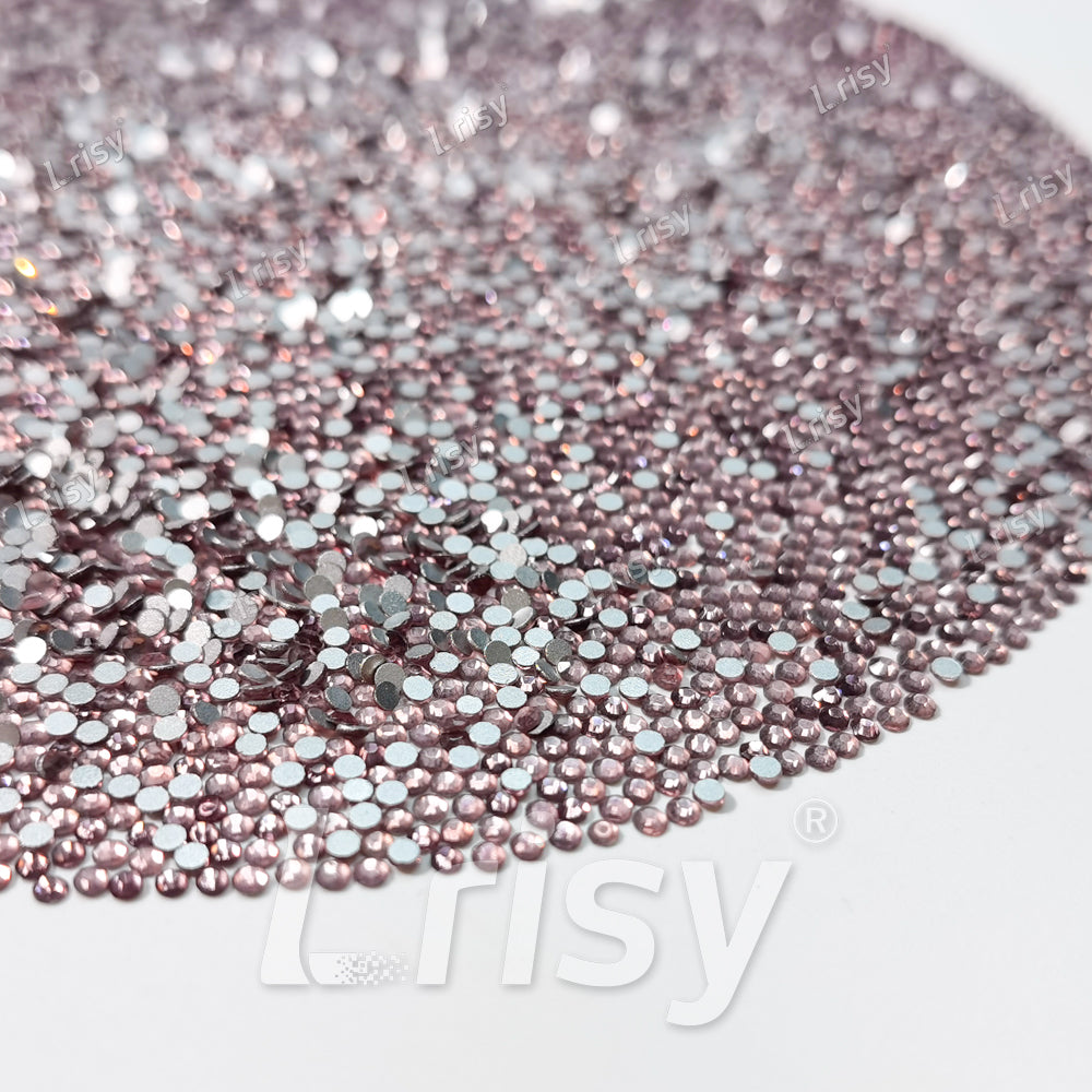 1.9-2.1mm Light Purple Flat Back Rhinestones FBRS010