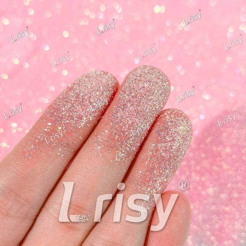 0.2mm Fluorescent Tender Pink Iridescent Glitter BBS001