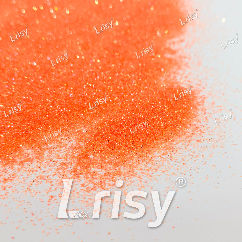 0.2mm Fluorescent Carrot Orange Iridescent Glitter BBS002