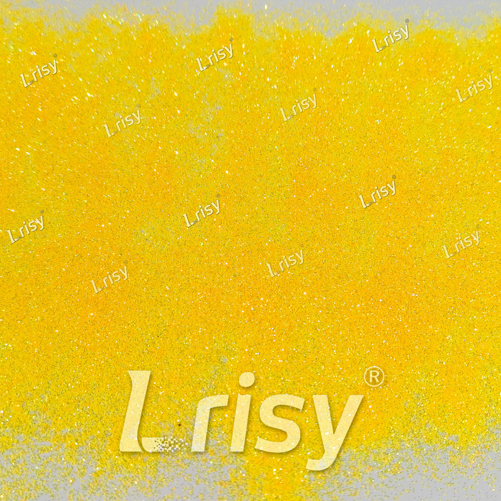 0.2mm Fluorescent Lemon Yellow Iridescent Glitter BBS005