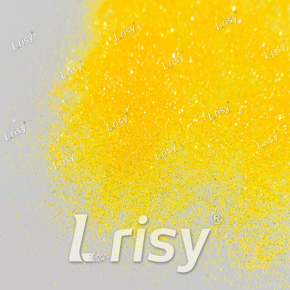 0.2mm Fluorescent Lemon Yellow Iridescent Glitter BBS005