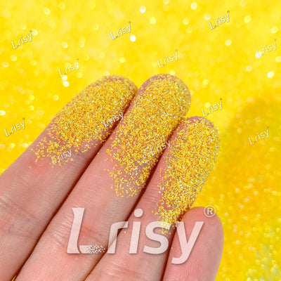 PALE YELLOW || Transparent Fine Glitter, Solvent Resistant