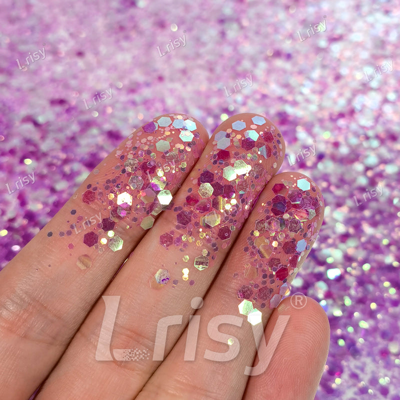 Fluorescent Thistle General Mixed Iridescent Glitter BLC14