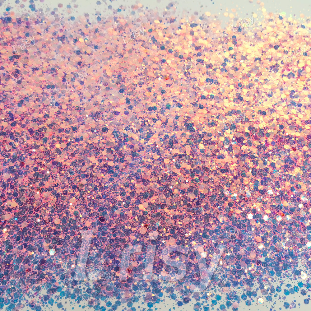 Fluorescent Flamingo General Mixed Iridescent Glitter BLC28