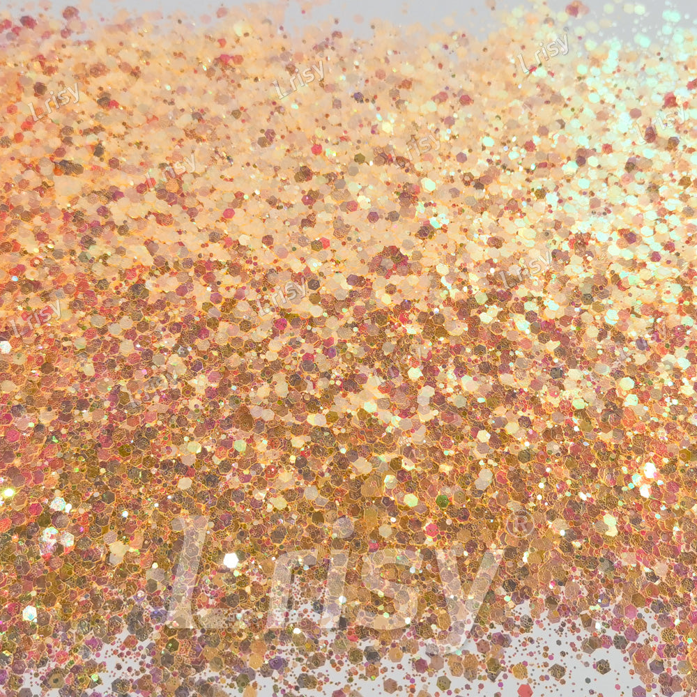 Fluorescent Marigold General Mixed Iridescent Glitter BLC30