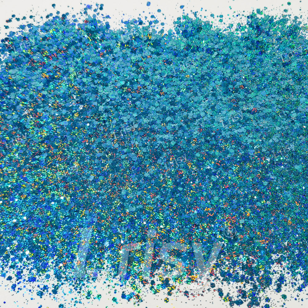Starlight Holographic Lake Blue General Mixed Glitter GLB0711