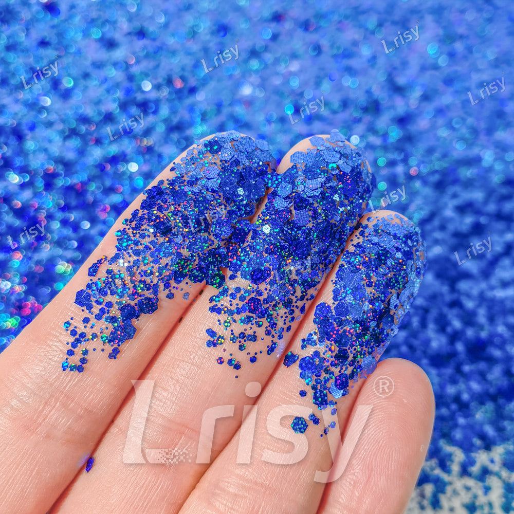 Starlight Holographic Sea Blue General Mixed Glitter GLB0700