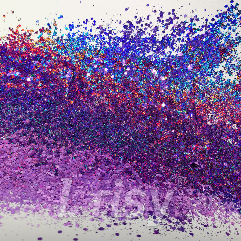Starlight Holographic Violet General Mixed Glitter GLB0806