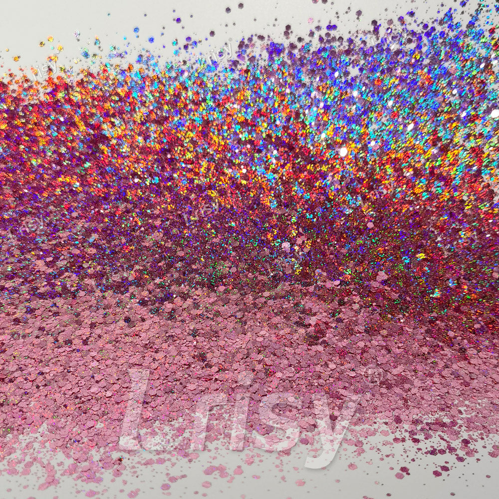 Starlight Holographic Pink General Mixed Glitter GLB0920