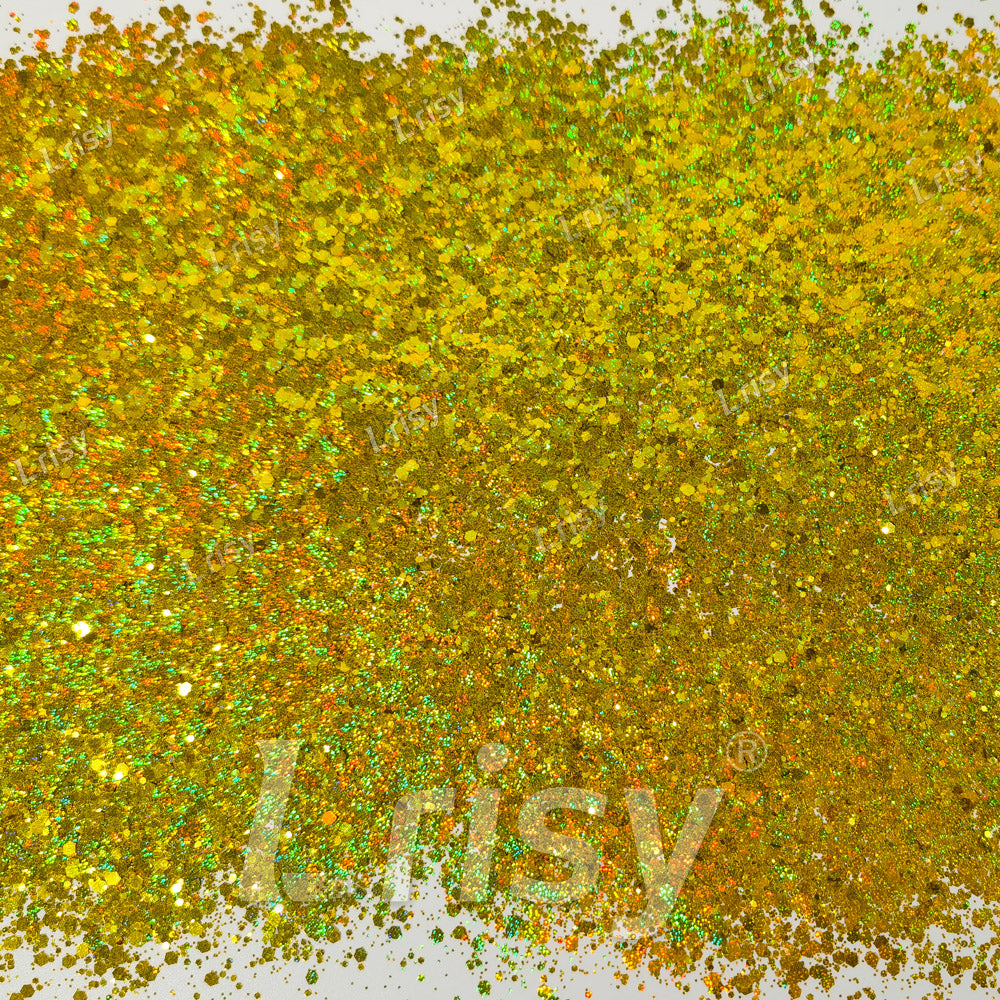 Starlight Holographic Brilliant Gold General Mixed Glitter GLB0210