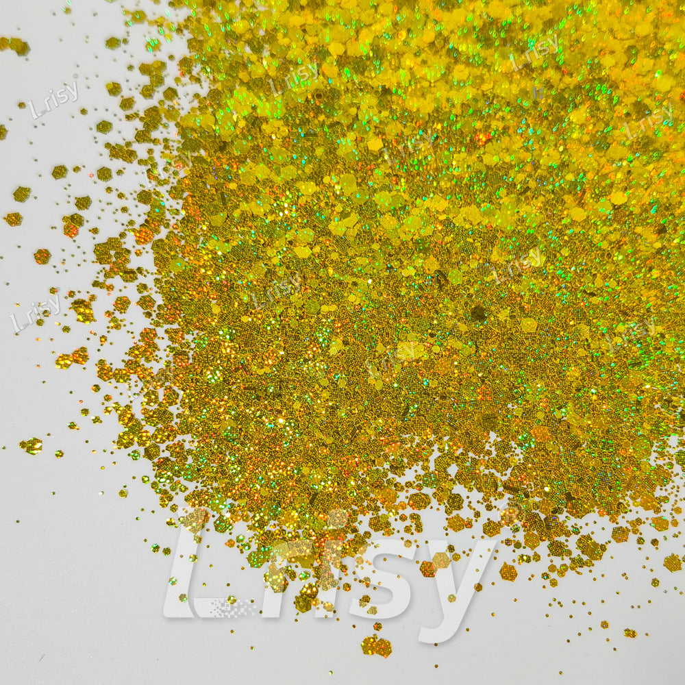 Starlight Holographic Brilliant Gold General Mixed Glitter GLB0210