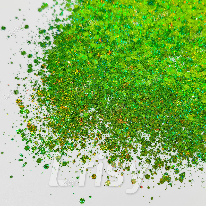 Starlight Holographic Spring Green General Mixed Glitter GLB0612
