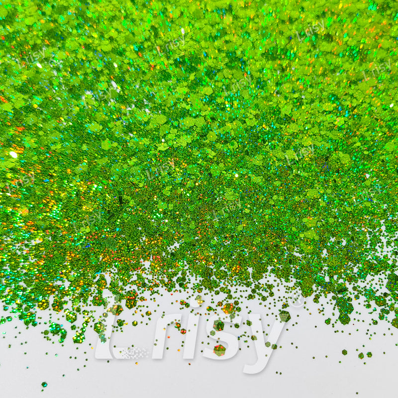 Starlight Holographic Spring Green General Mixed Glitter GLB0612