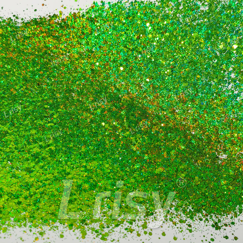 Starlight Holographic Spring Green General Mixed Glitter GLB0612
