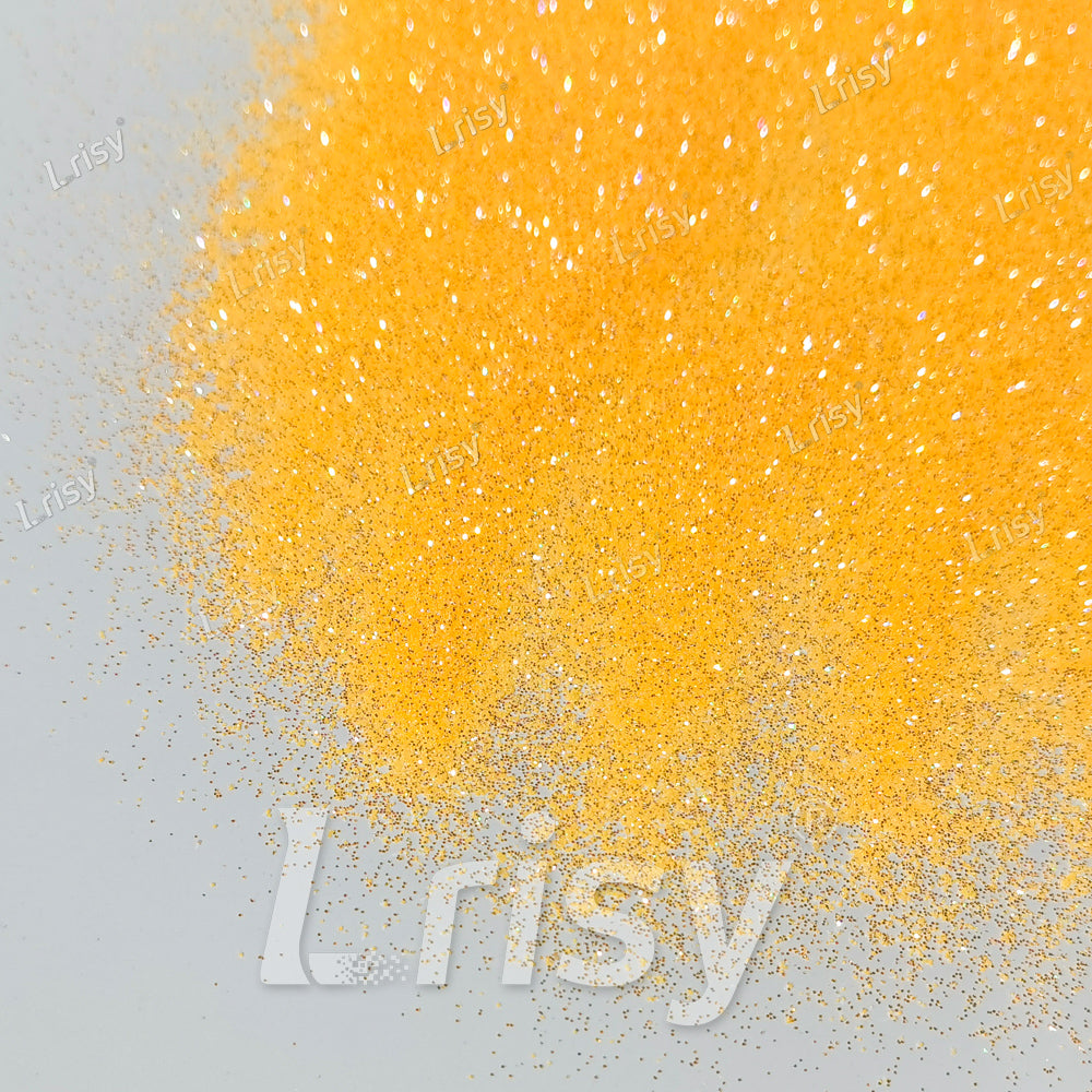0.2mm Fluorescent Marigold Iridescent Fine Glitter BLC30