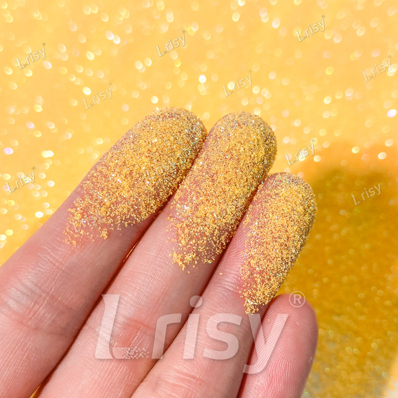 0.2mm Fluorescent Marigold Iridescent Fine Glitter BLC30