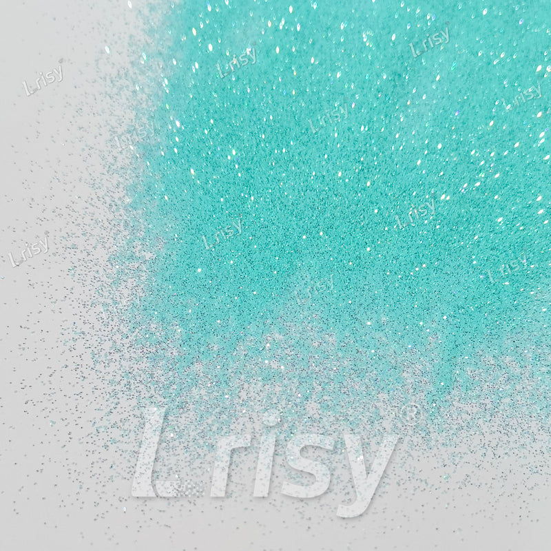 0.2mm Fluorescent Mint Iridescent Fine Glitter BLC25