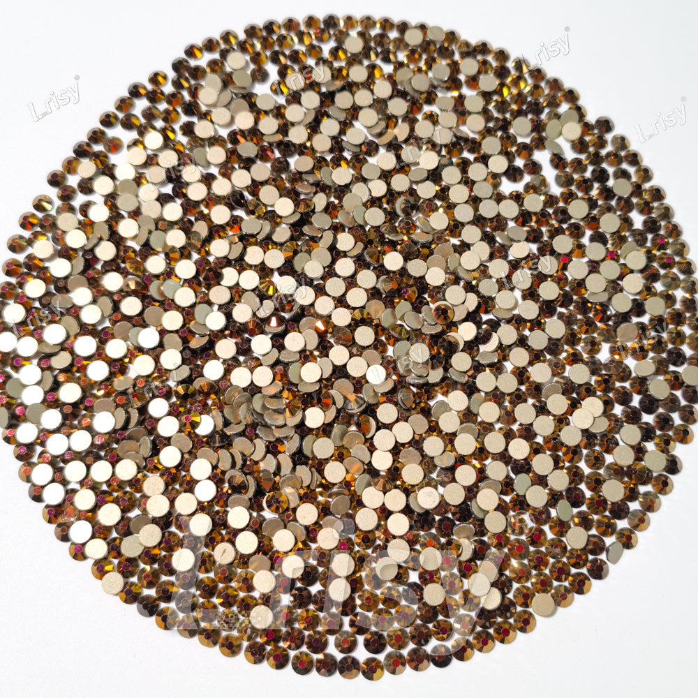 4.6-4.8mm Rusty Red Flat back Rhinestones FBRS048