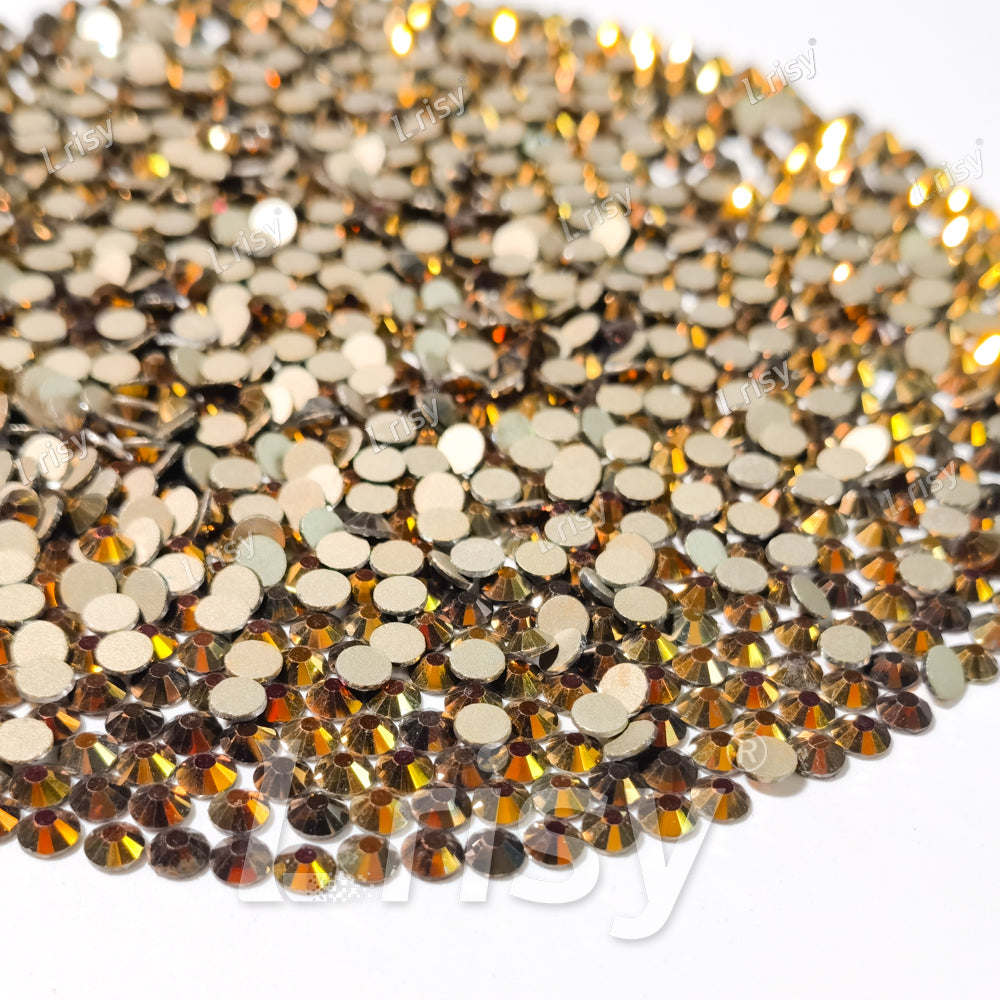 4.6-4.8mm Rusty Red Flat back Rhinestones FBRS048