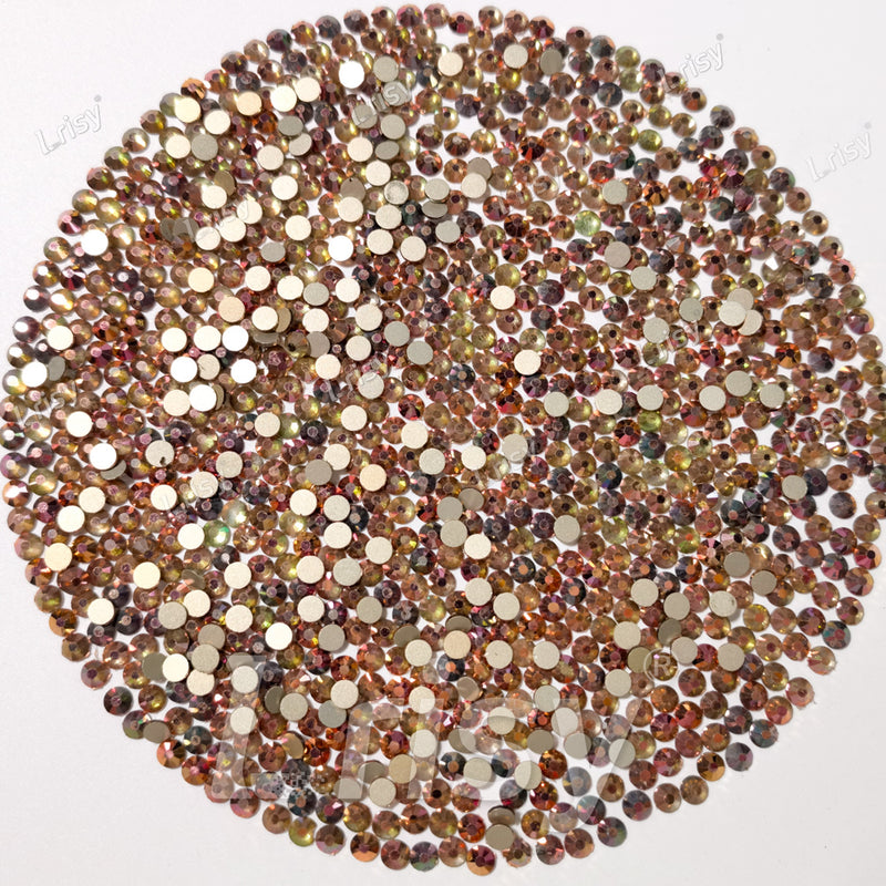 4.6-4.8mm Magic Gold Flat back Rhinestones FBRS047