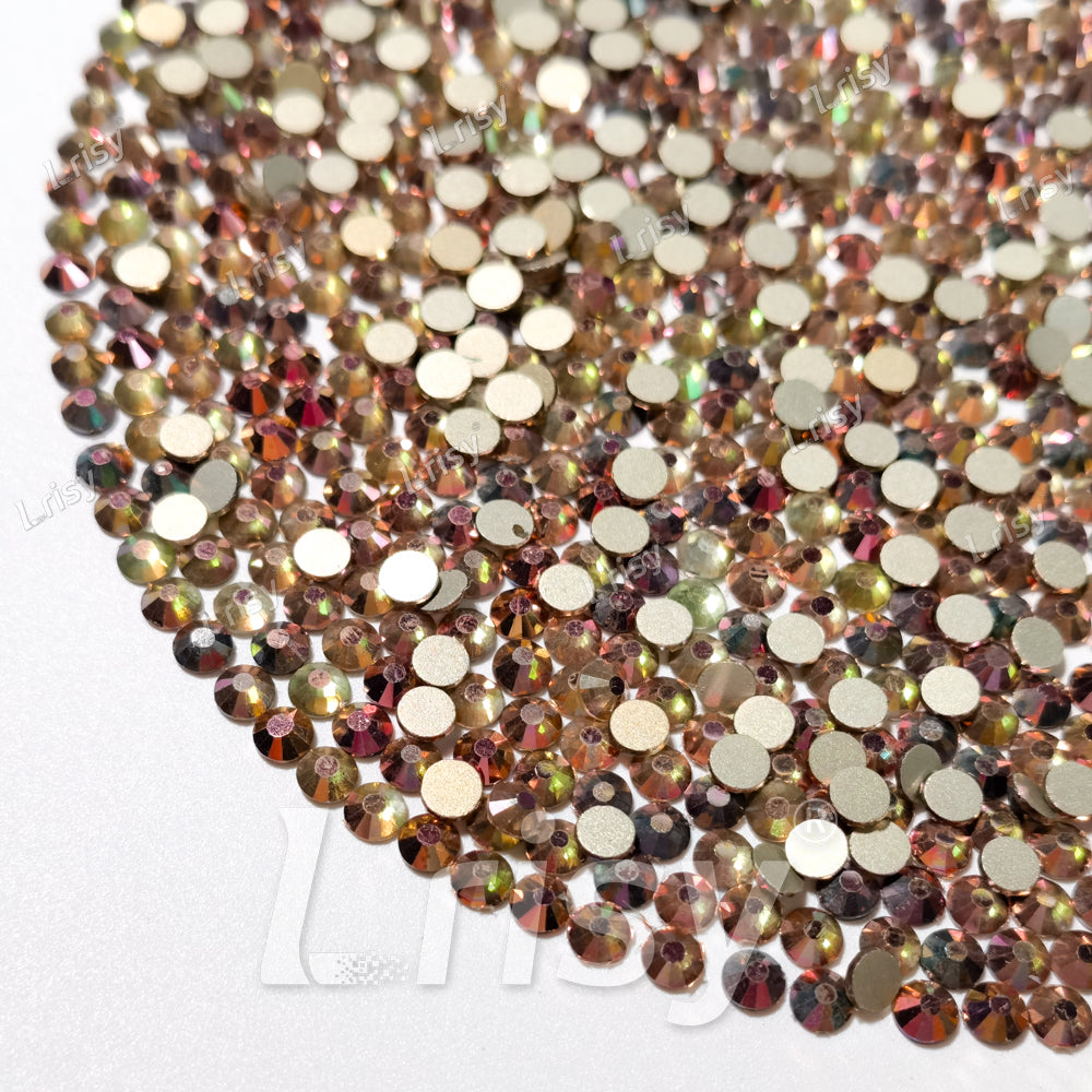 4.6-4.8mm Magic Gold Flat back Rhinestones FBRS047