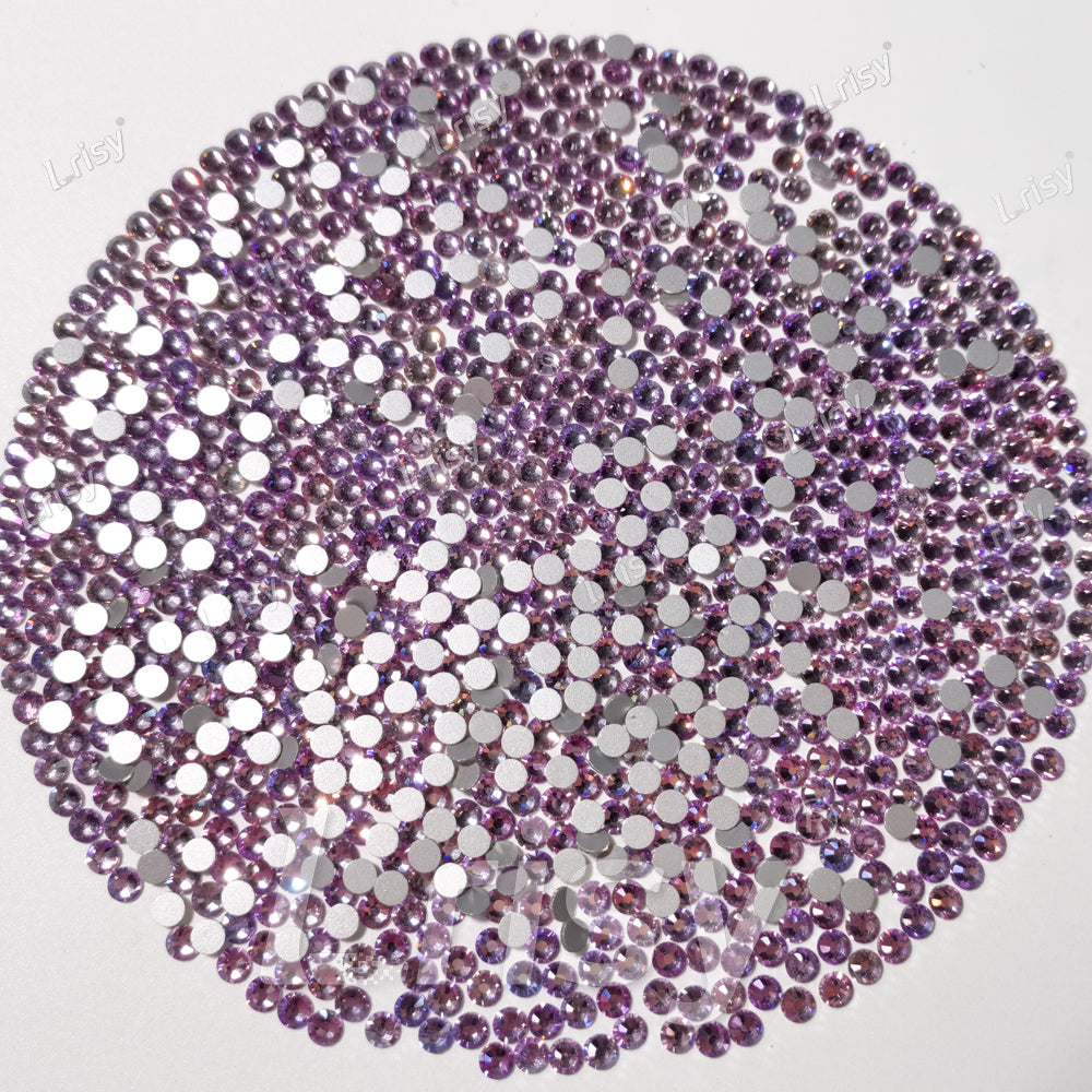 4.6-4.8mm Cyan Pink Flat back Rhinestones FBRS091