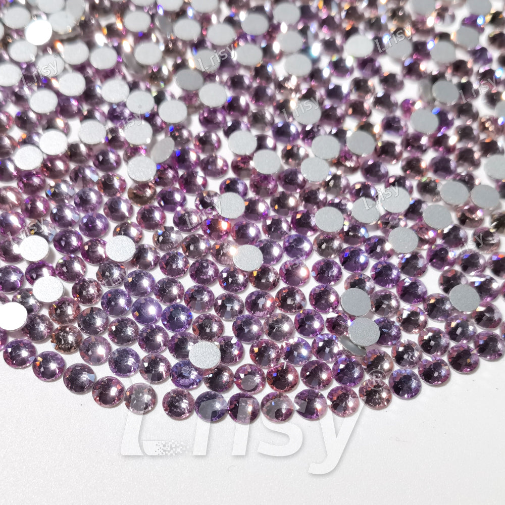 4.6-4.8mm Cyan Pink Flat back Rhinestones FBRS091