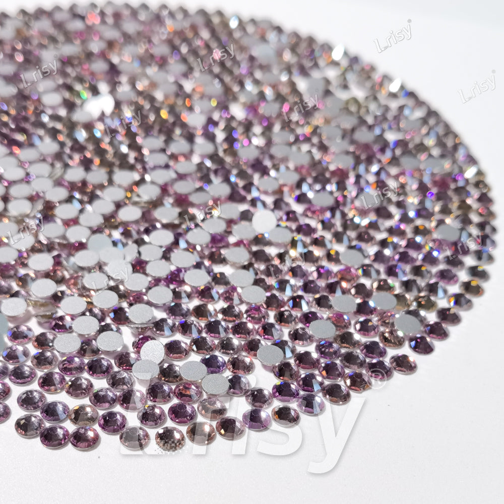 4.6-4.8mm Cyan Pink Flat back Rhinestones FBRS091