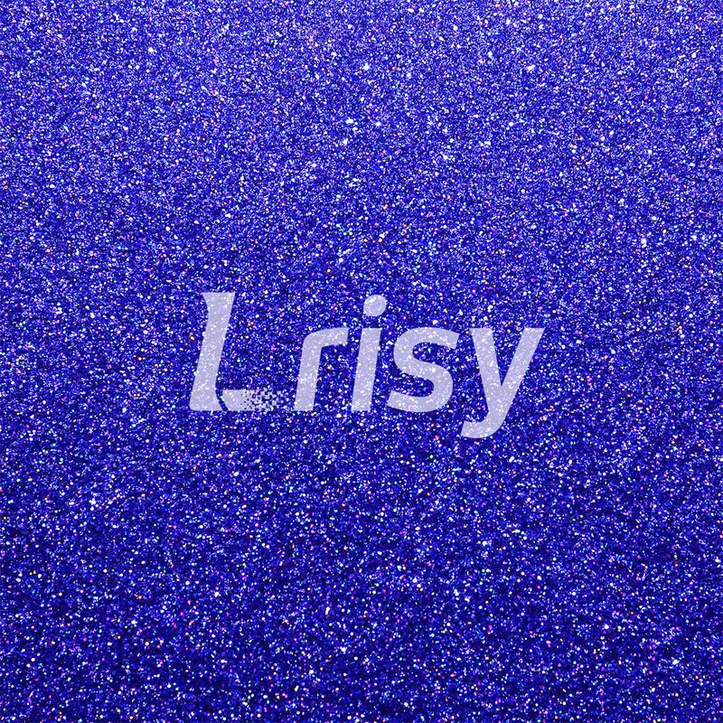Lrisy Holographic Extra Fine Glitter Powder with Shaker Lid 140g/4.5oz (Ultra Thin Holographic Deep Blue/LB0705)