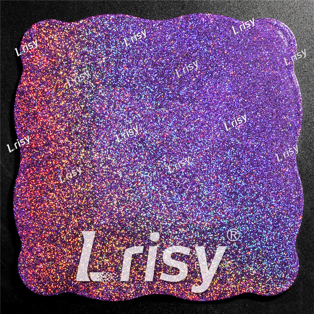 0.2mm Hexagon Shapes Laser Light Purple Glitter LB0802