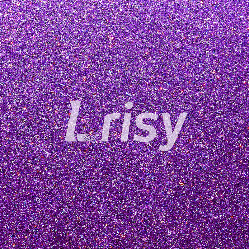 Lrisy Holographic Extra Fine Glitter Powder with Shaker Lid 140g/4.5oz (Ultra Thin Holographic Light Purple/LB0802)
