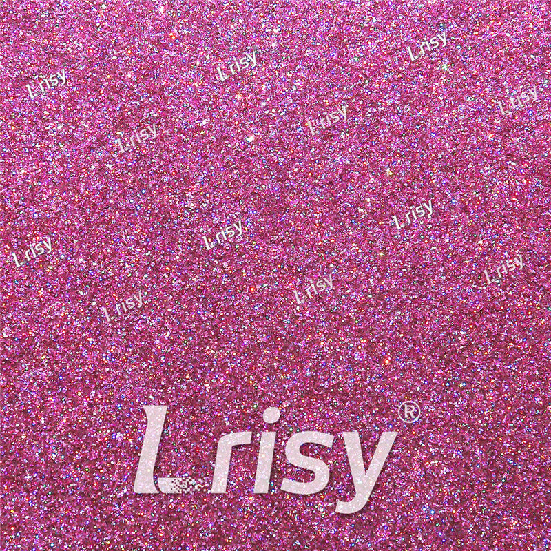 0.2mm Hexagon Shapes Laser Pink Glitter LB0901