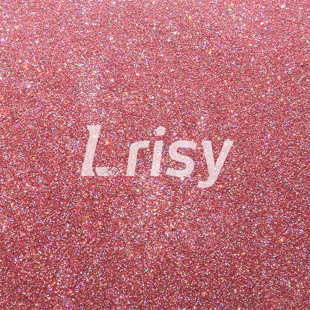 Lrisy Holographic Extra Fine Glitter Powder with Shaker Lid 140g/4.5oz (Ultra Thin Holographic Hazy Pink/LB0911)