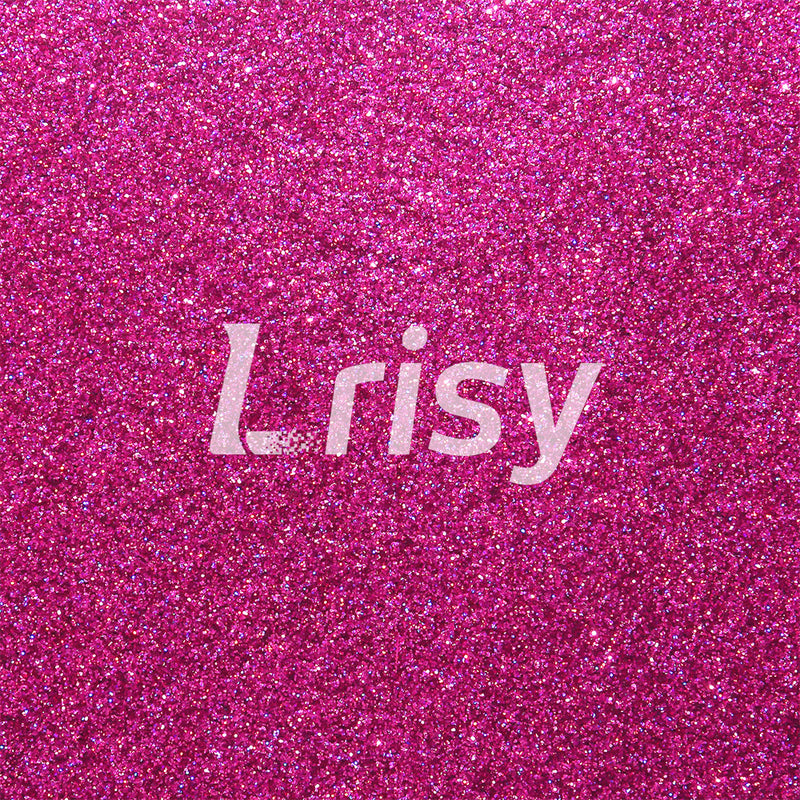 Lrisy Holographic Extra Fine Glitter Powder with Shaker Lid 140g/4.5oz (Ultra Thin Holographic Rose Red/LB0912)