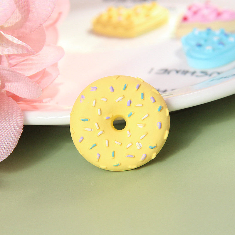 Donut Playfood Resin Slime Charms Cabochons Ornament DIY Crafts 04