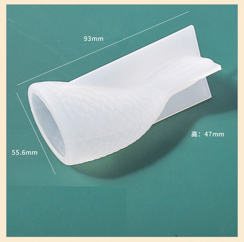 Fish Tail Shaped Silicone Resin Mold M-DGLY-YWB001