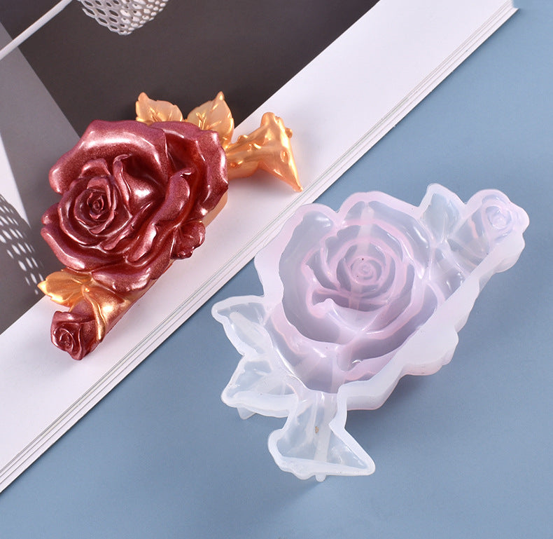 Rose Flower Silicone Resin Mold M-KY-MG002