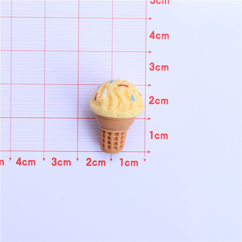 Ice Cream Playfood Resin Slime Charms Cabochons Ornament DIY Crafts 02